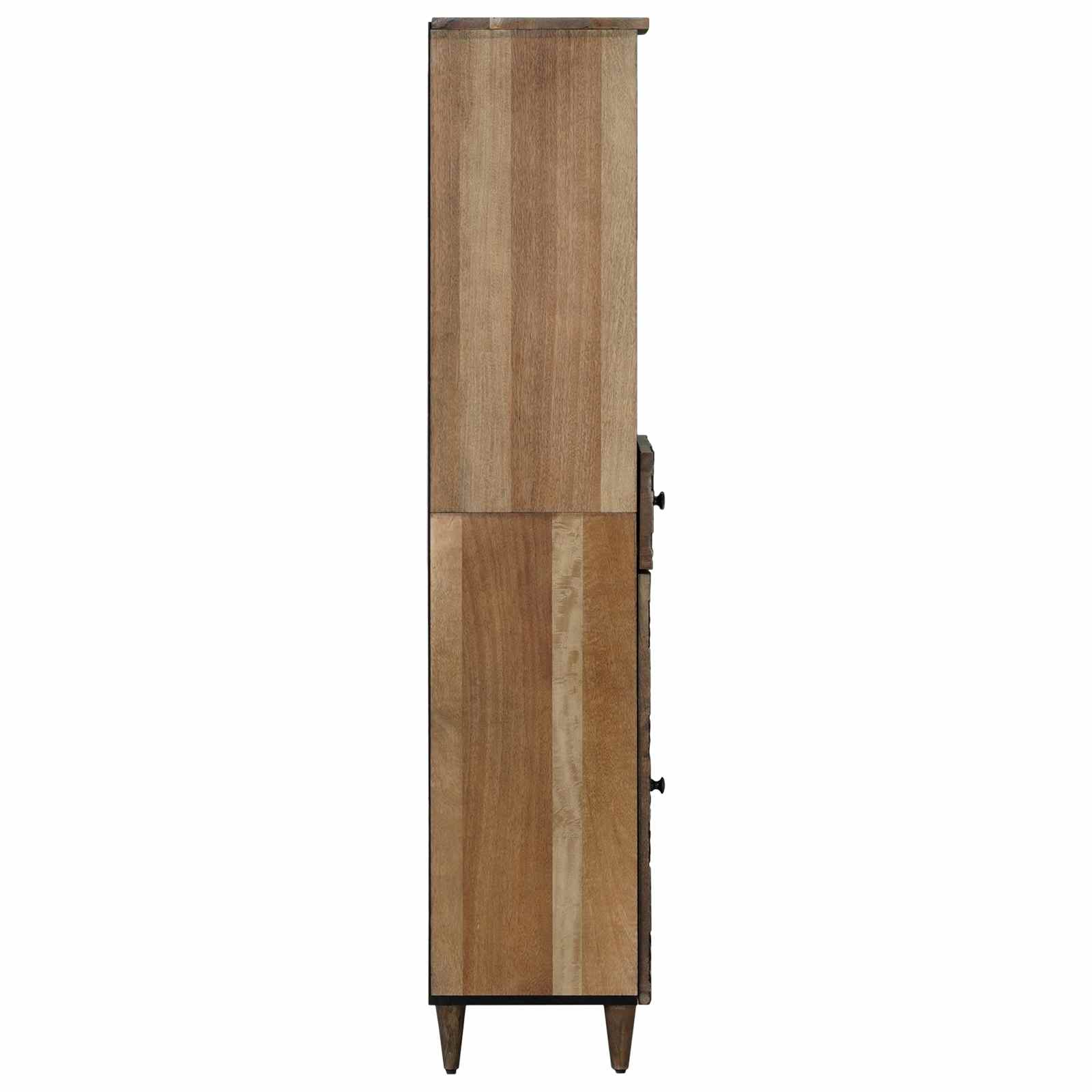 Badkamerkast Bruin 38 x 33,5 x 160 cm Massief Mango Hout image 4