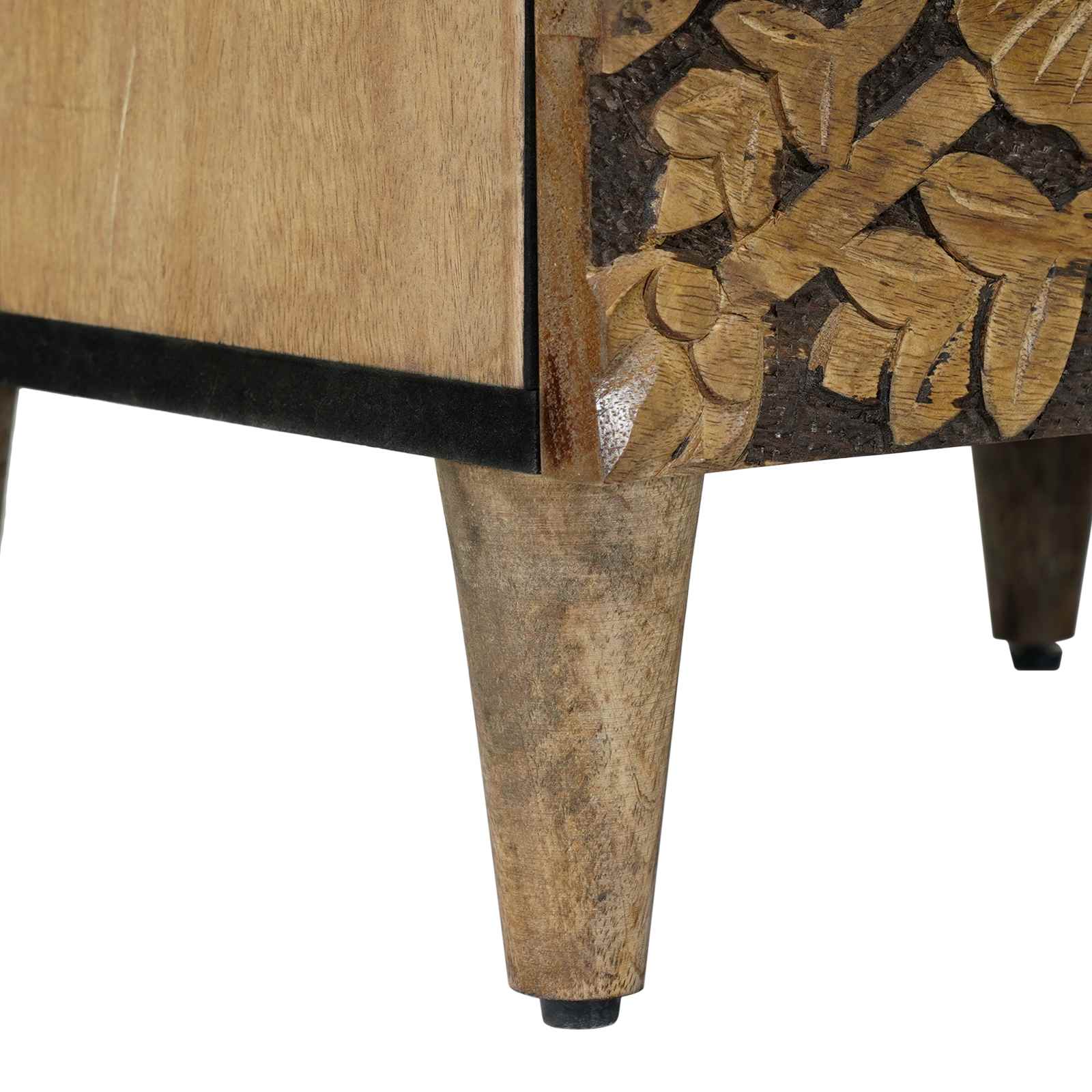 Dressoir met lade Bruin 40 x 33,5 x 75 cm Massief Mango Hout image 8