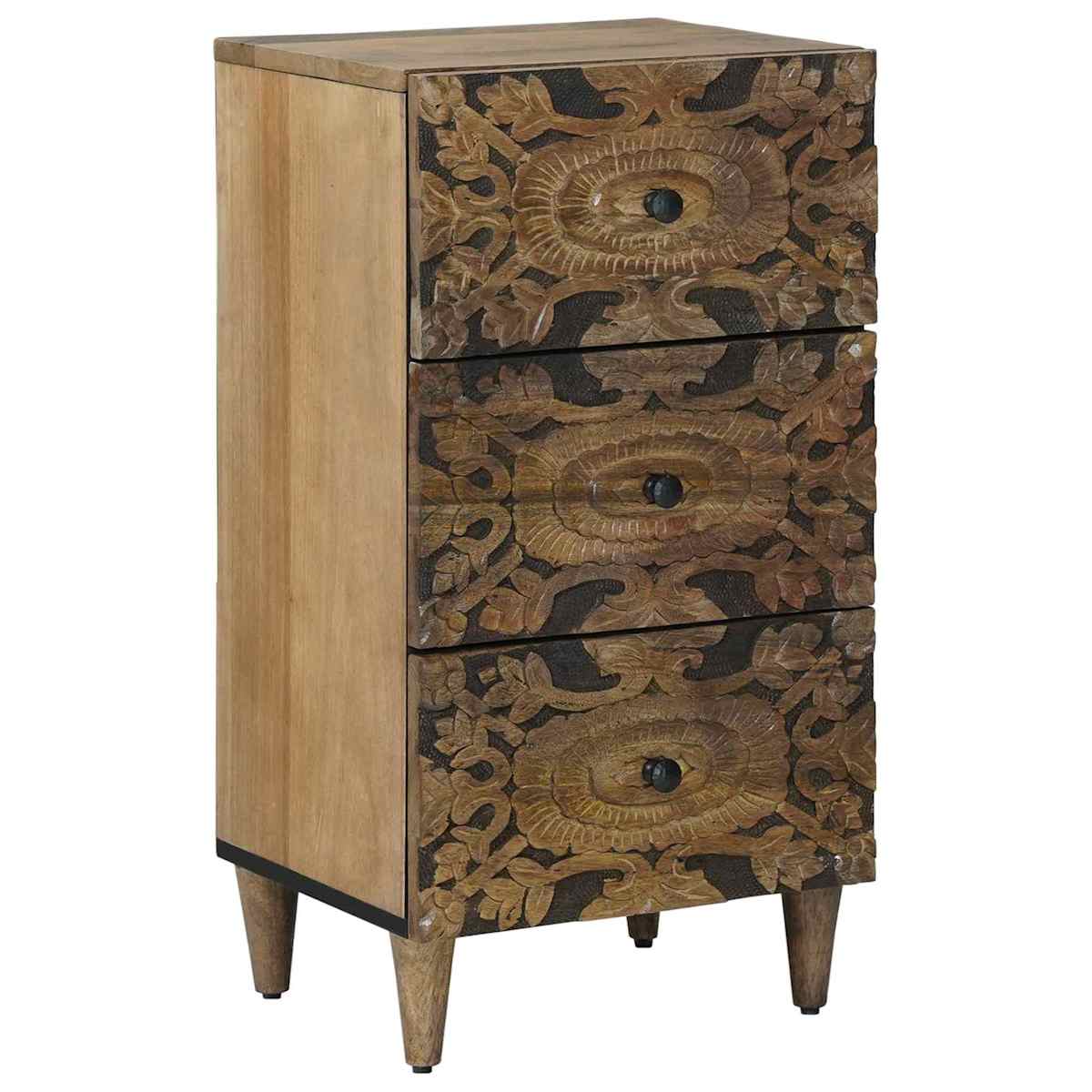 Sideboard Brun 40 x 33 x 75 cm Massivt mangotræ