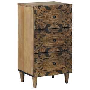 vidaXL K&otilde;ide Pruun 40 x 33 x 75 cm Tugev mango puu