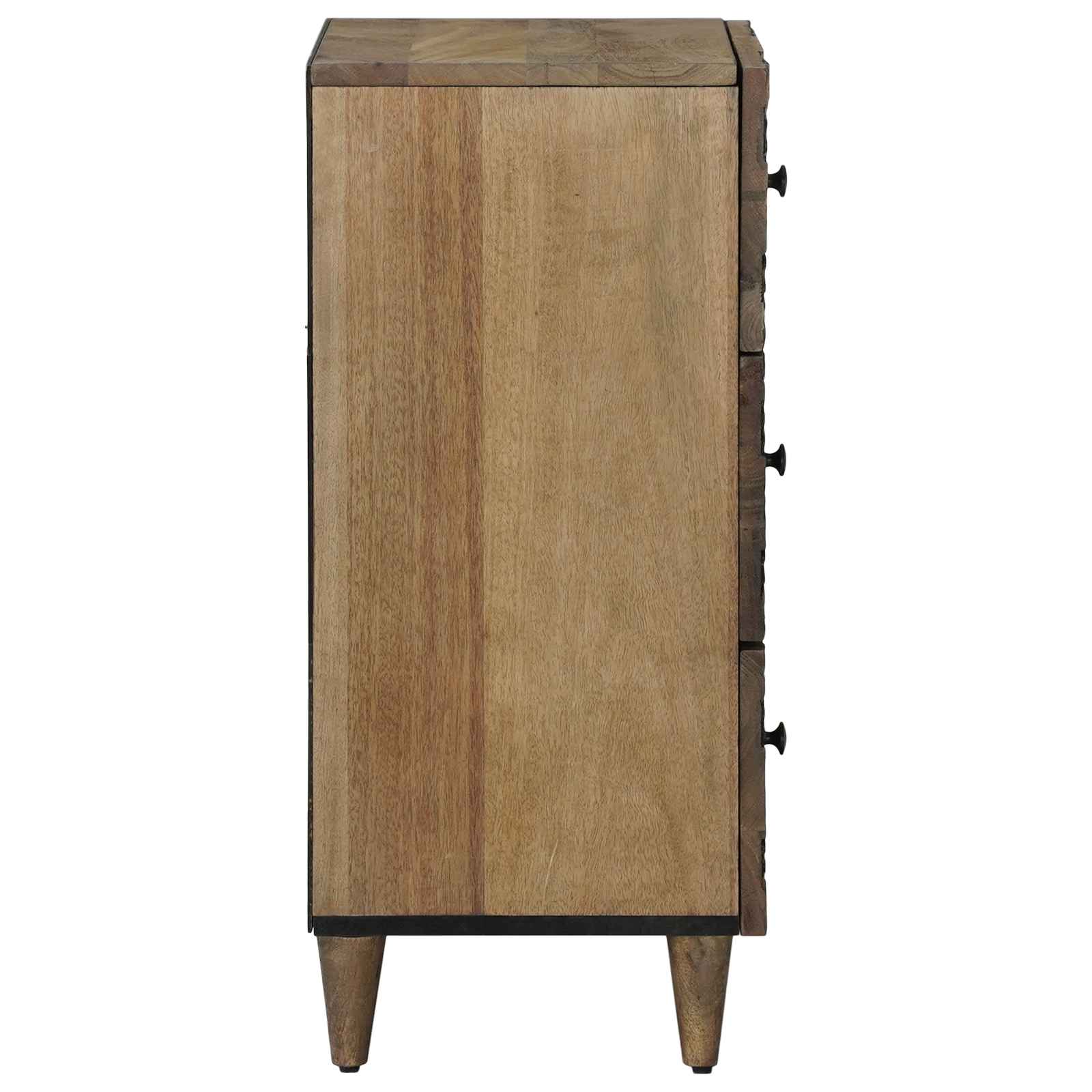 Dressoir met lade Bruin 40 x 33,5 x 75 cm Massief Mango Hout image 4