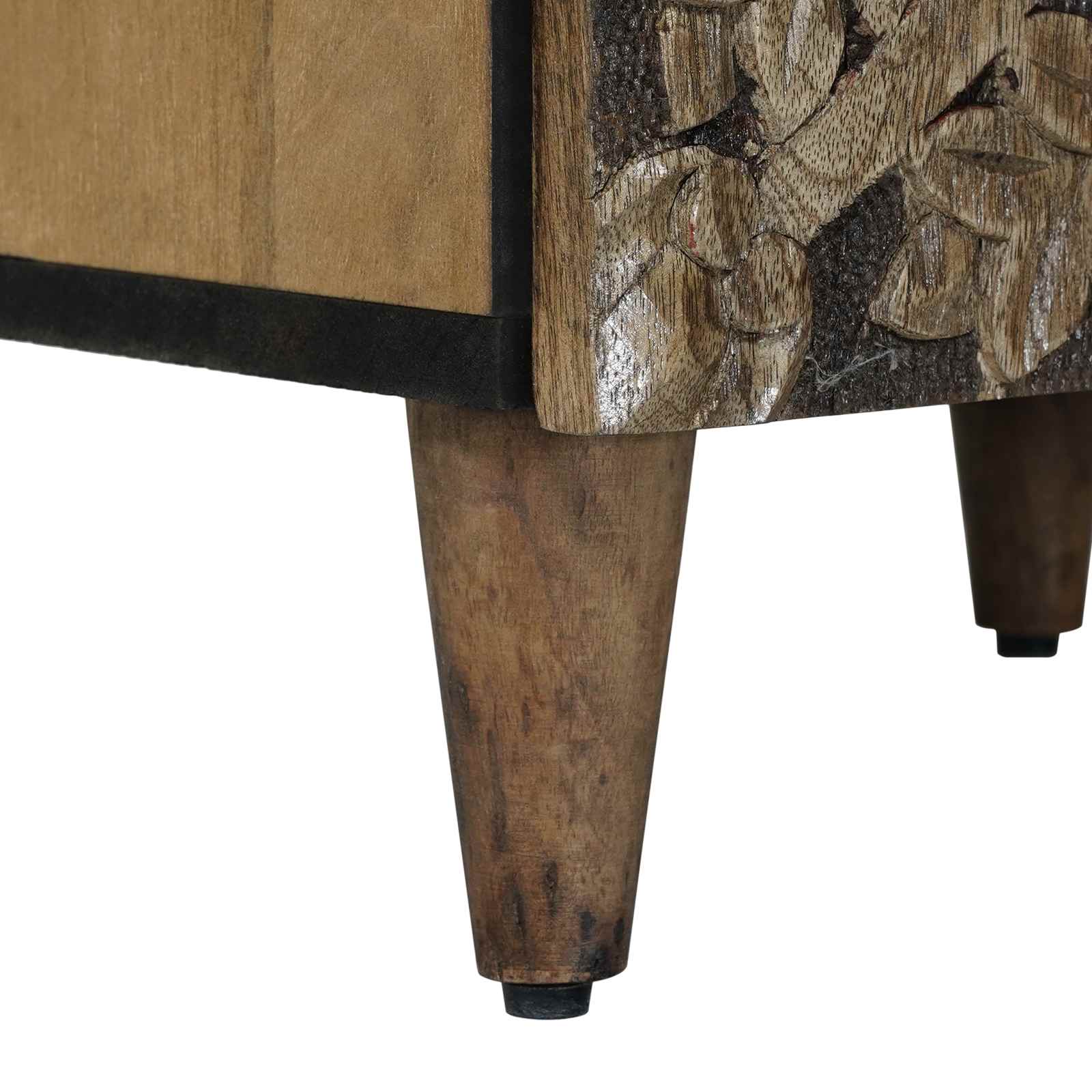 Dressoir met opslag Bruin 40 x 33,5 x 75 cm Massief Mango Hout image 8