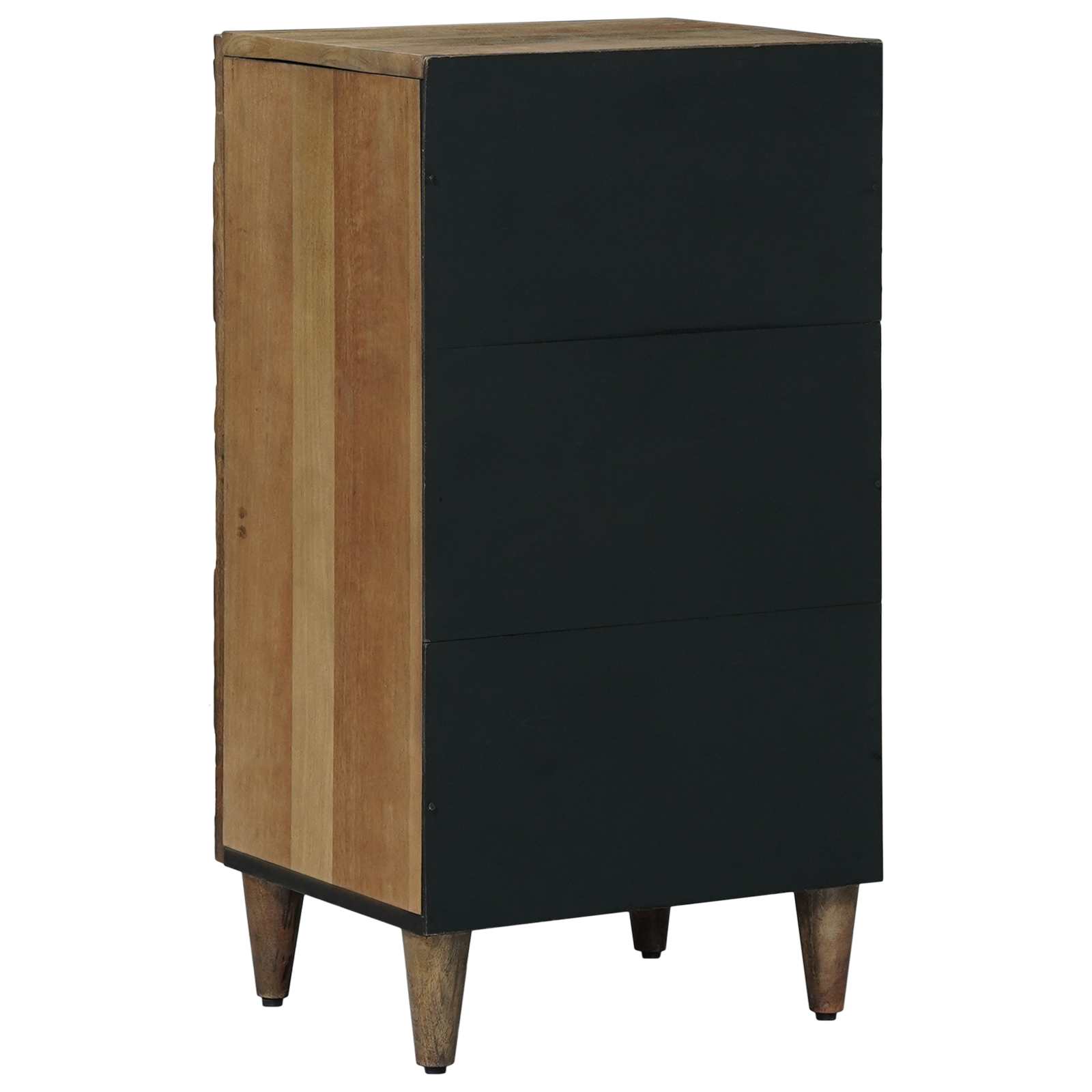 Dressoir met opslag Bruin 40 x 33,5 x 75 cm Massief Mango Hout image 5