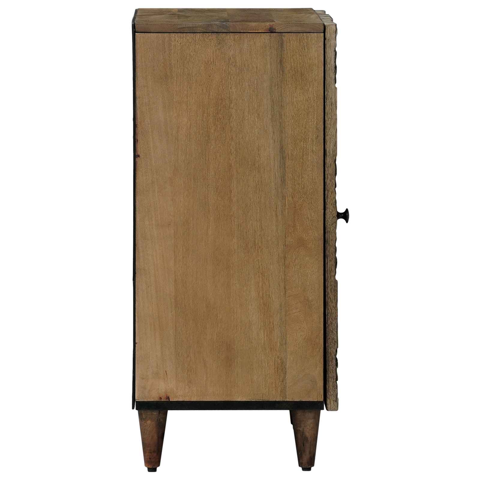 Dressoir met opslag Bruin 40 x 33,5 x 75 cm Massief Mango Hout image 4