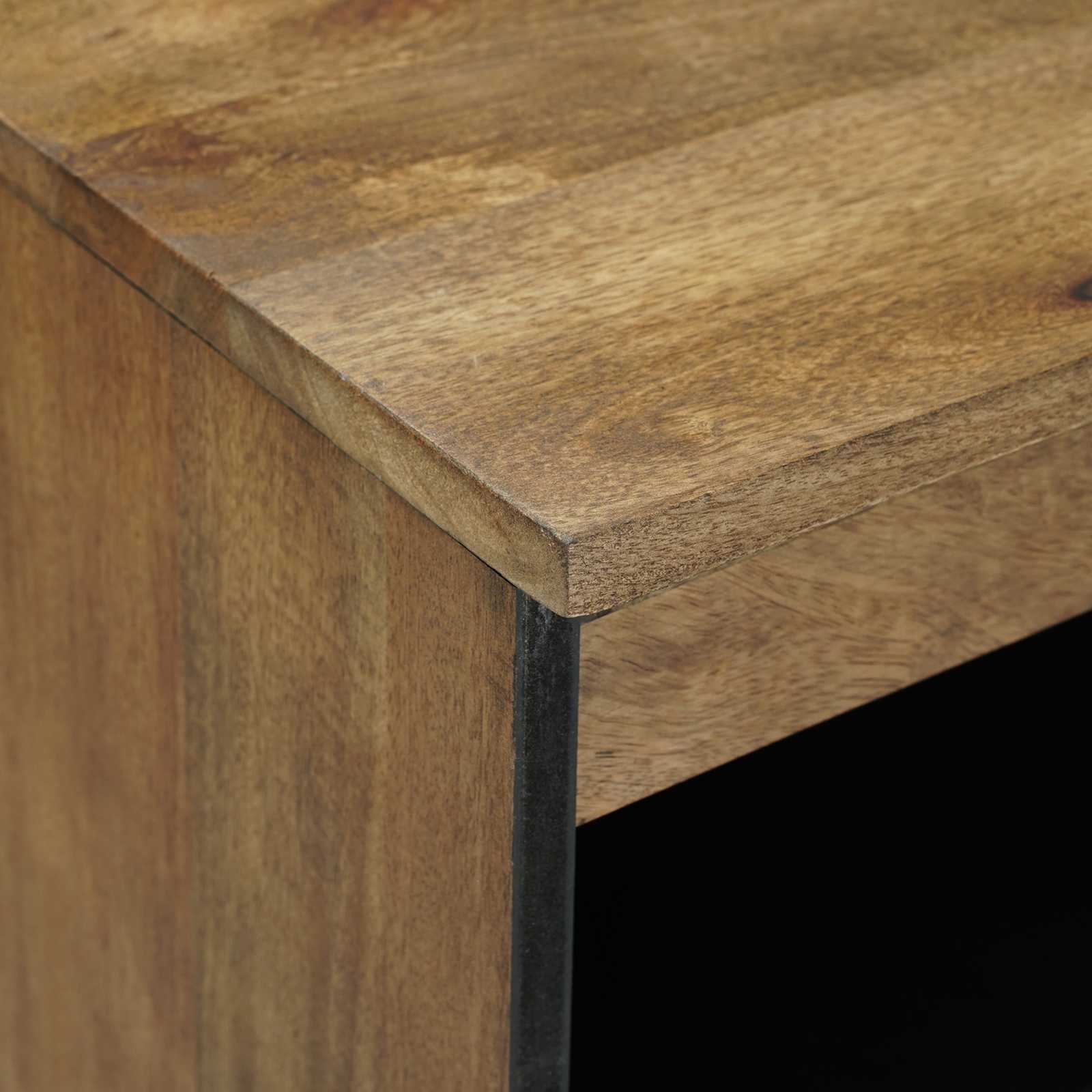 Dressoir met opslag Bruin 60 x 33,5 x 75 cm Massief Mango Hout image 6