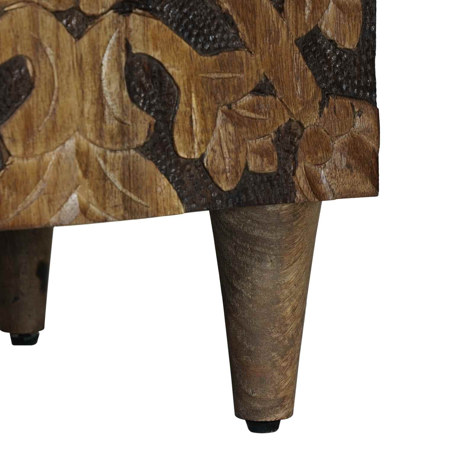 Dressoir met opslag Bruin 60 x 33,5 x 75 cm Massief Mango Hout image 8