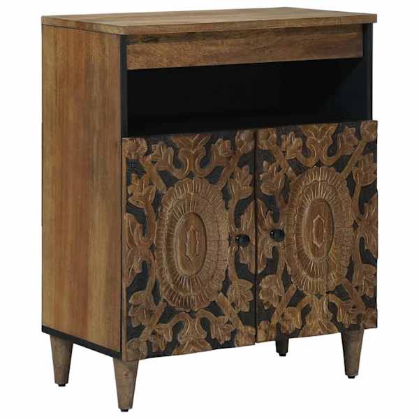 vidaXL K&otilde;ide ladustamisega Pruun 60 x 33,5 x 75 cm Tugev mango puu