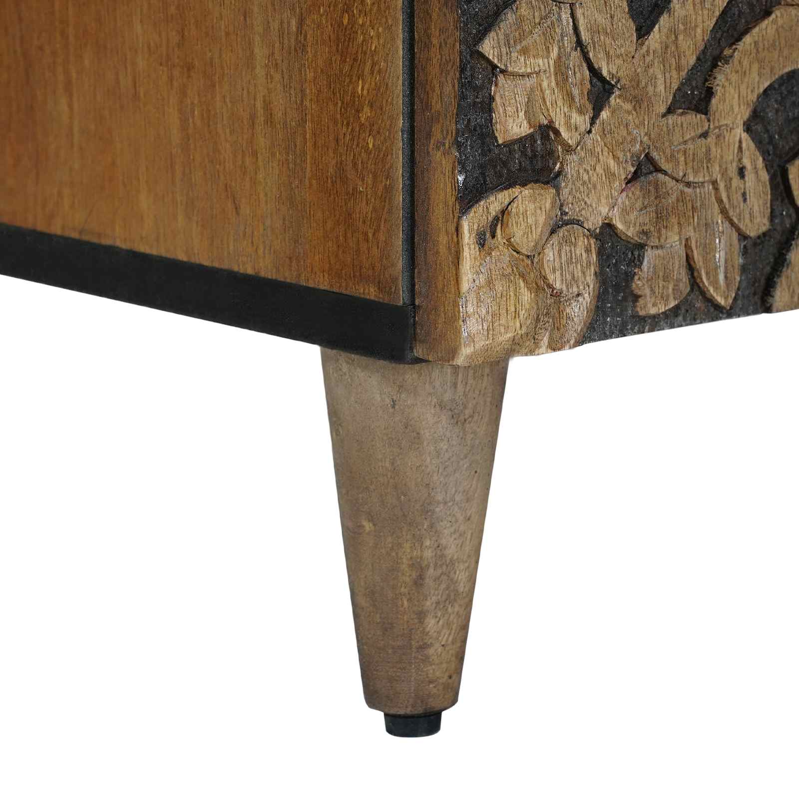 Dressoir met opslag Bruin 60 x 33,5 x 75 cm Massief Mango Hout image 8