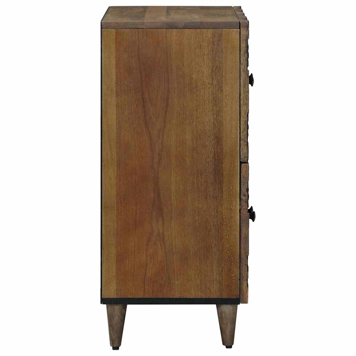 Sideboard Brun 60 x 33 x 75 cm Massivt mangotræ - Billede 4