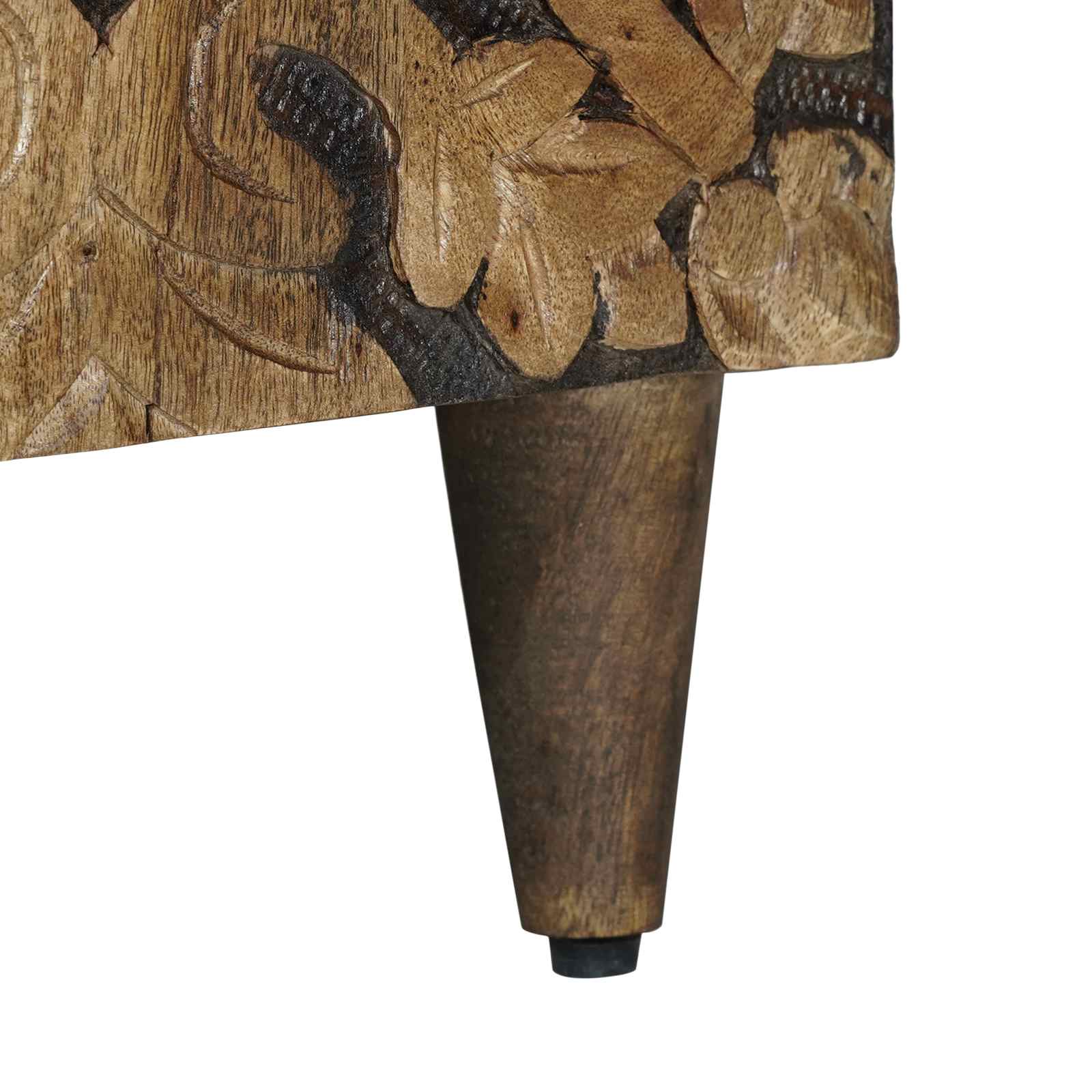 Dressoir met plank Bruin 90 x 33,5 x 75 cm Massief Mango Hout image 8