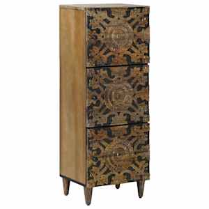 vidaXL K&otilde;rge Laud Pruun 40 x 33,5 x 110 cm Tugev mango puu