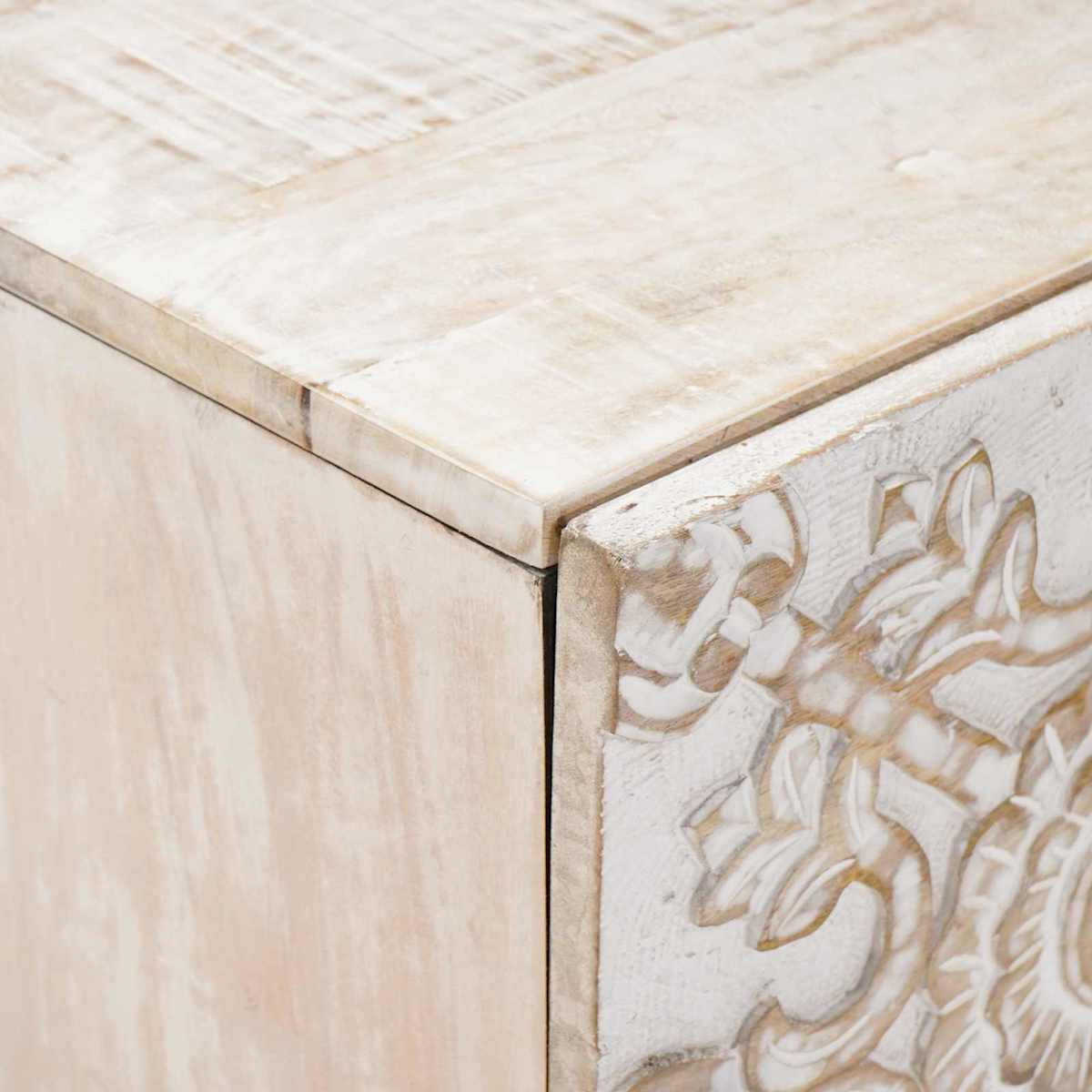 Natskab 40 x 33,5 x 46 cm Massivt mangotræ - Billede 6