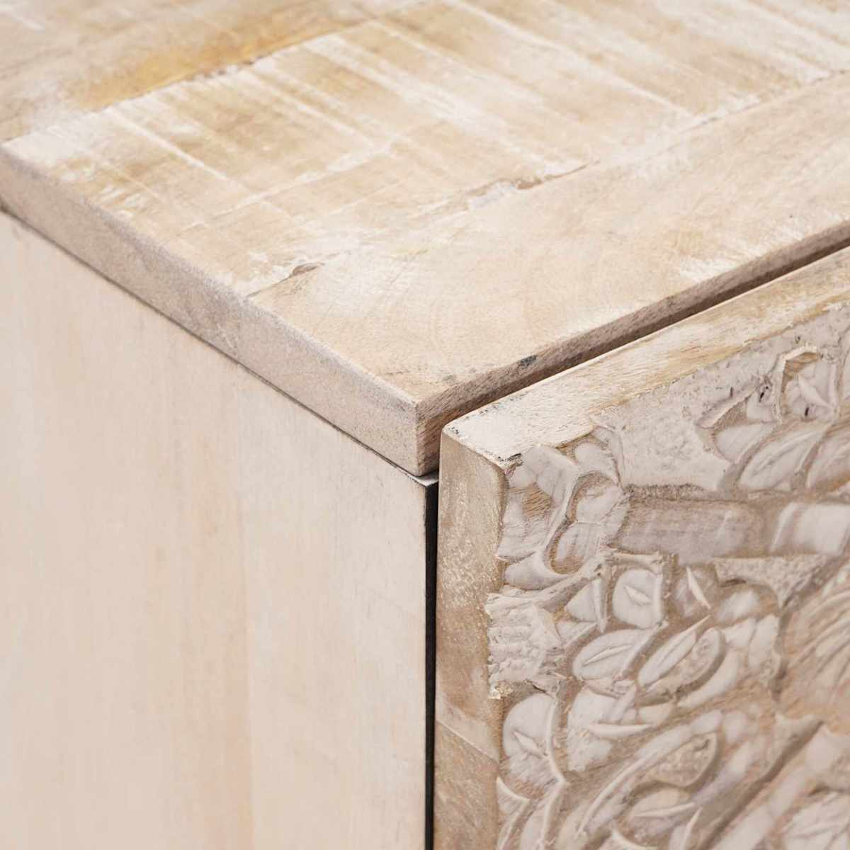 Natskab 40 x 33,5 x 46 cm Massivt mangotræ - Billede 6