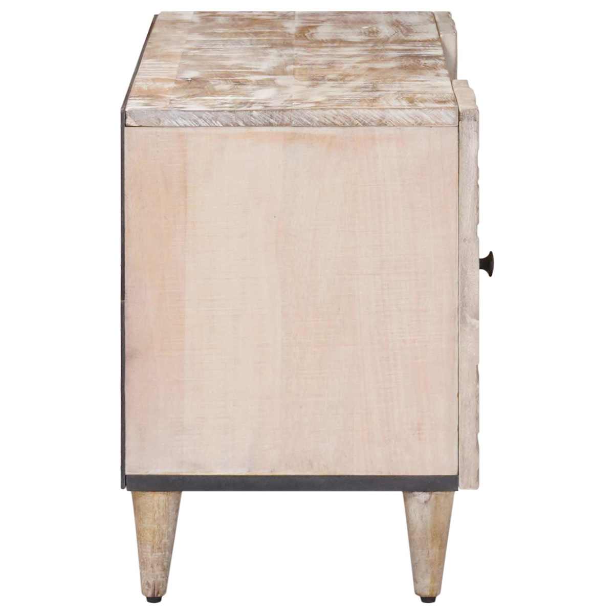 TV-skab 105 x 33,5 x 46 cm Massivt mangotræ - Billede 4