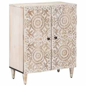 Stranska omara za shranjevanje Bela 60 x 33,5 x 75 cm