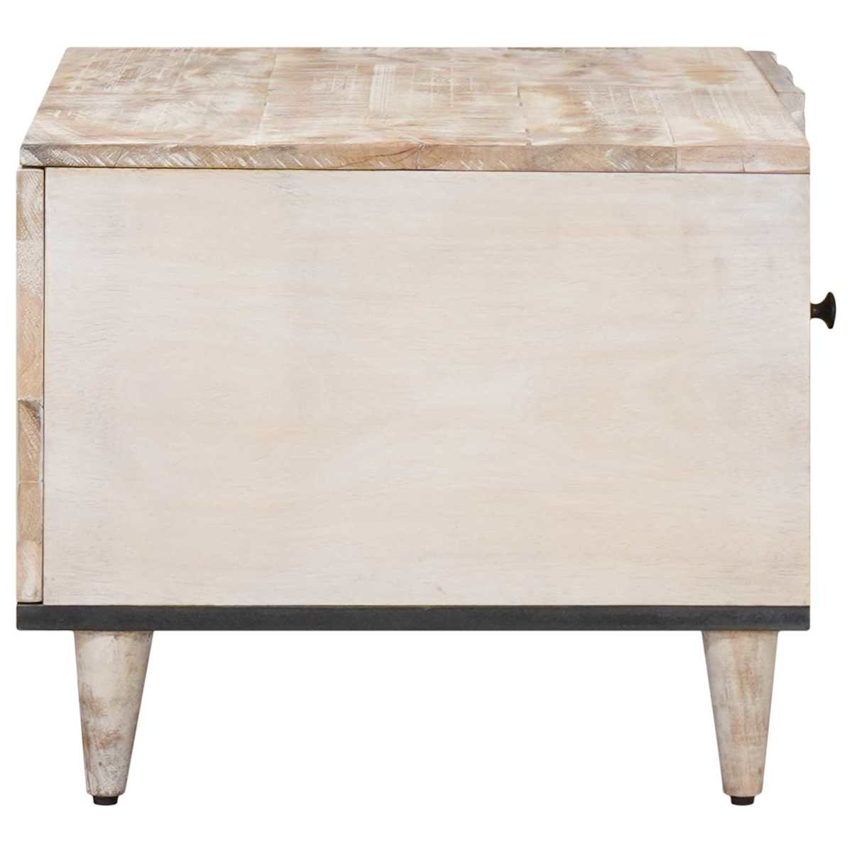 Sofabord 80 x 50 x 40 cm Massivt mangotræ - Billede 4