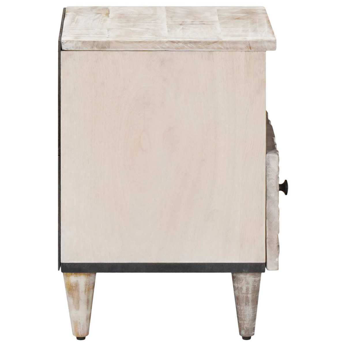 Sengekabinett 40 x 33 x 46 cm Massivt mangotræ - Billede 4