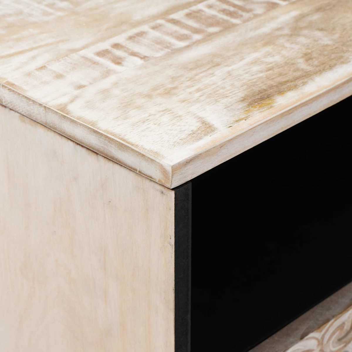 Sengekabinett 50 x 33 x 60 cm Massivt mangotræ - Billede 6