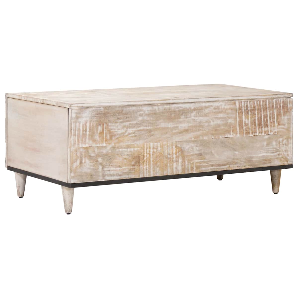 Sofabord 100 x 54 x 40 cm Massivt mangotræ - Billede 5