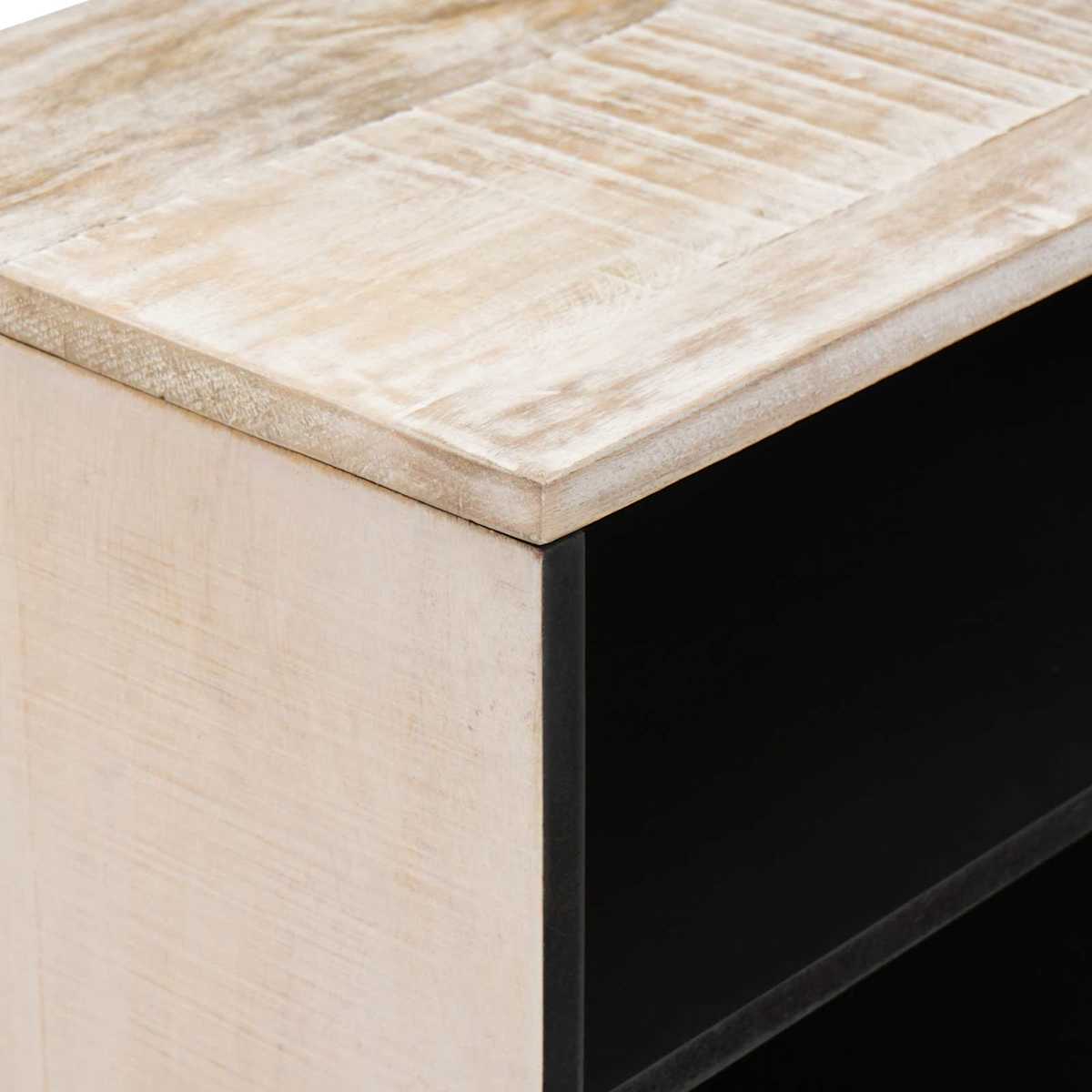 TV-skab med hylde 80 x 31,5 x 46 cm Massivt mangotræ - Billede 6