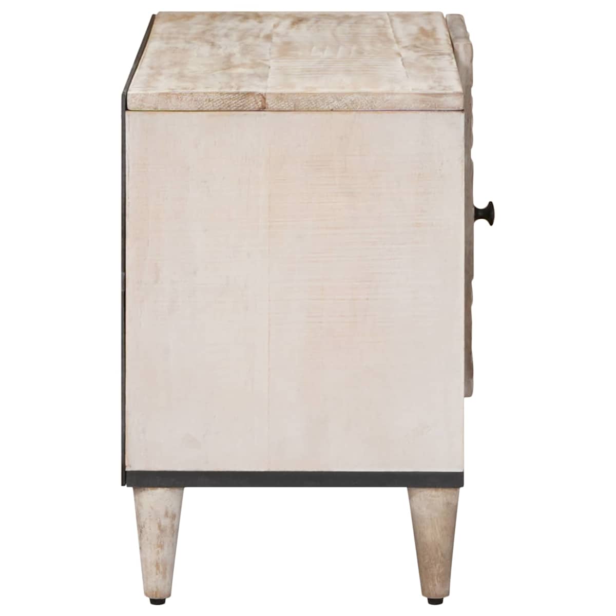 TV-skab med hylde 80 x 31,5 x 46 cm Massivt mangotræ - Billede 4