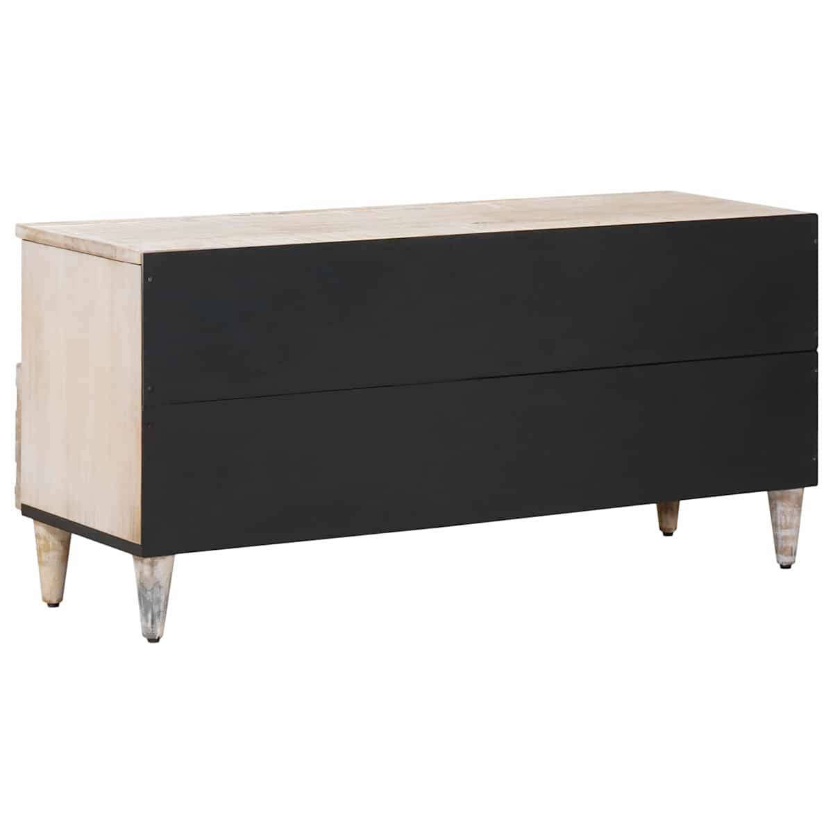 TV-skab med skuffe 100 x 33,5 x 46 cm Massivt mangotræ - Billede 5