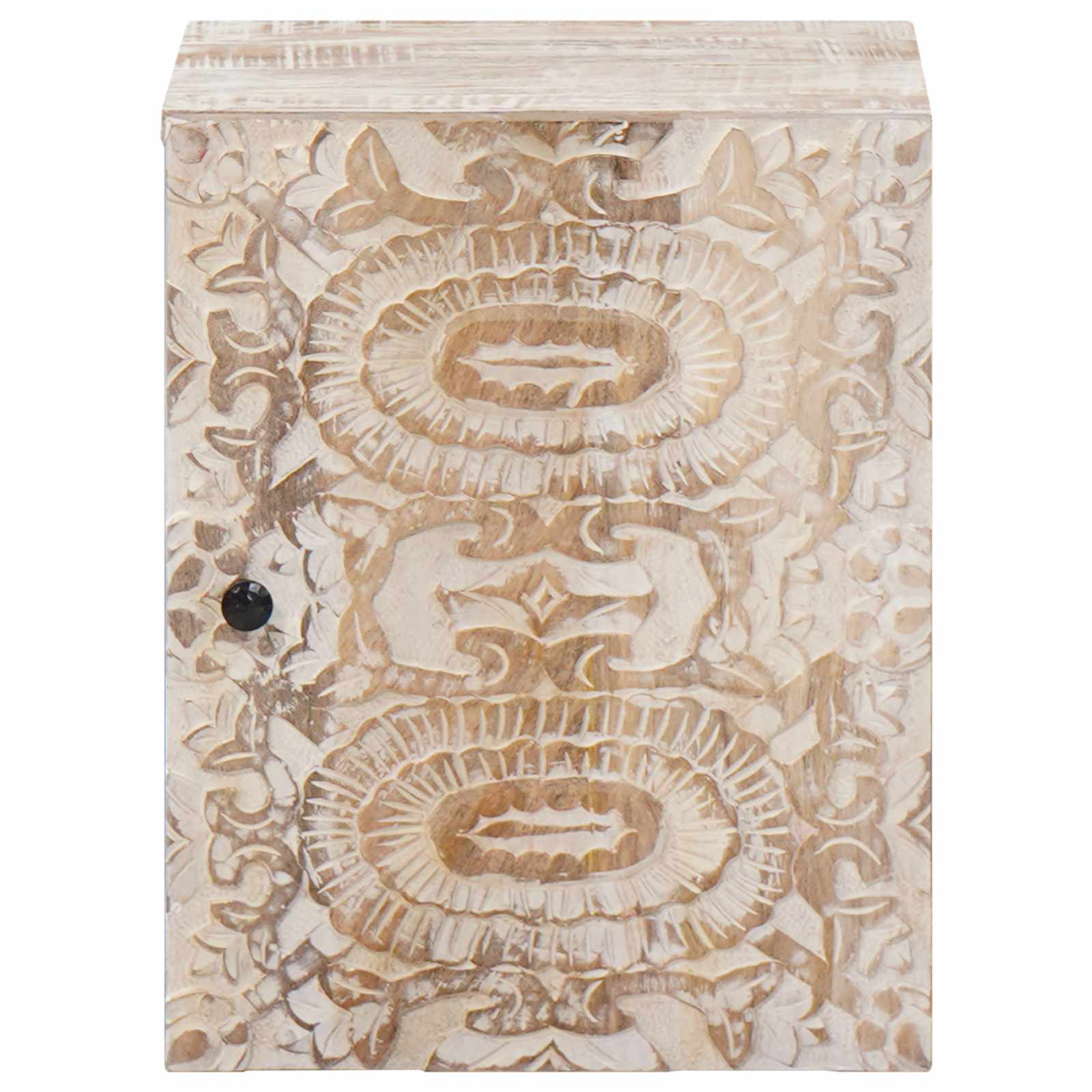 Badkamer Hangkast Wit 38 x 33,5 x 48 cm Massief Mango Hout image 3