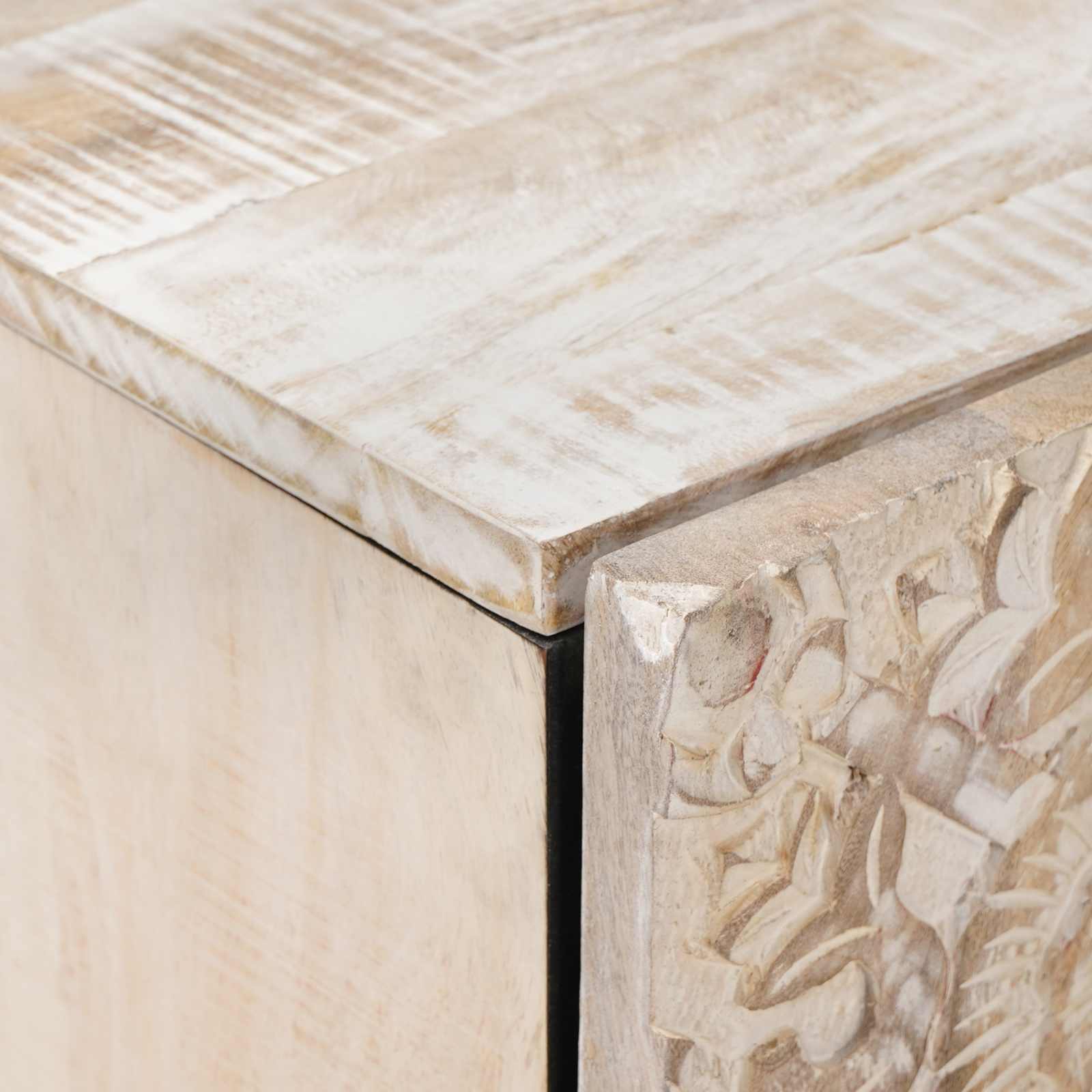 Badkamerkast Wit 38 x 33,5 x 58 cm Massief Mango Hout image 6