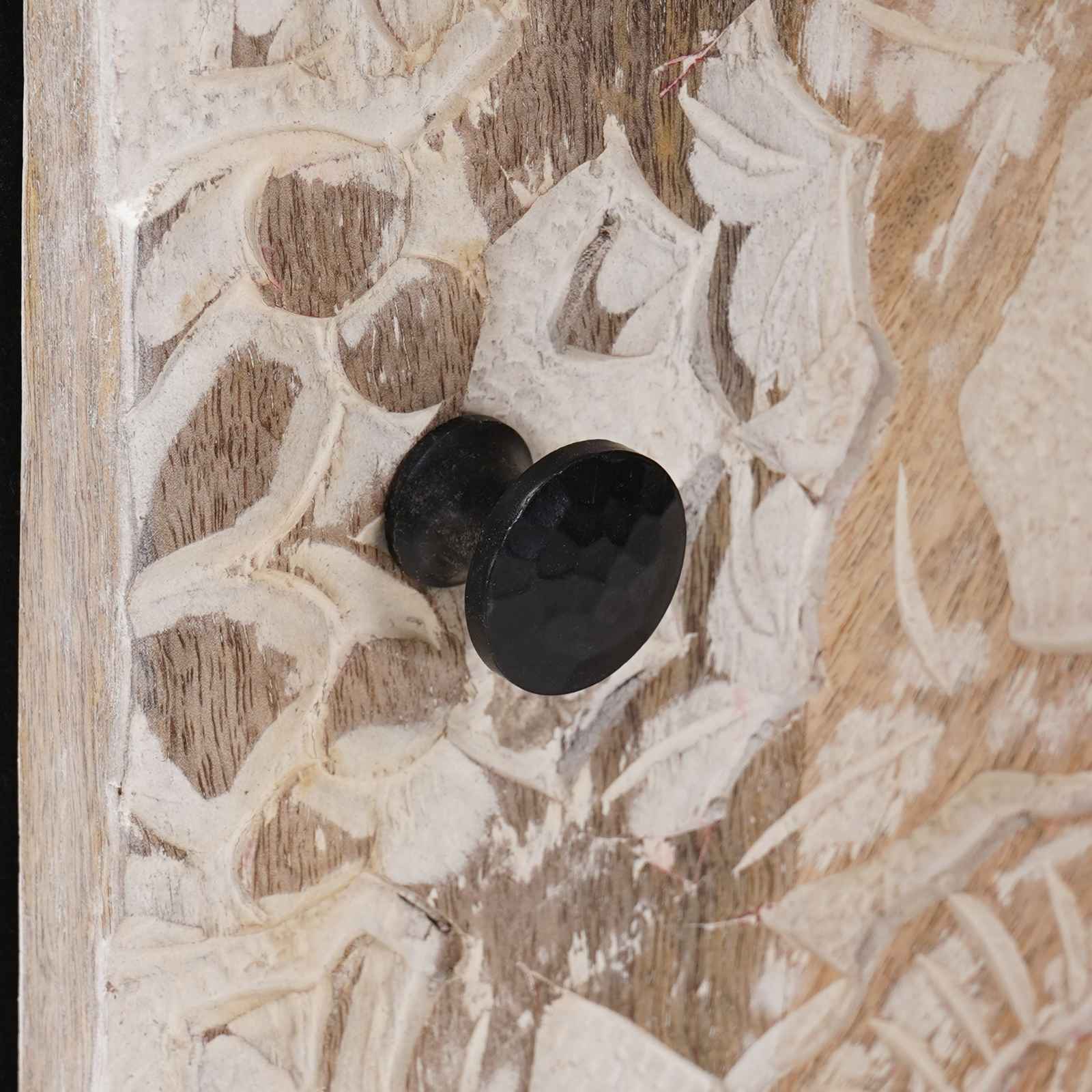 Badkamerkast Wit 38 x 33,5 x 58 cm Massief Mango Hout image 7