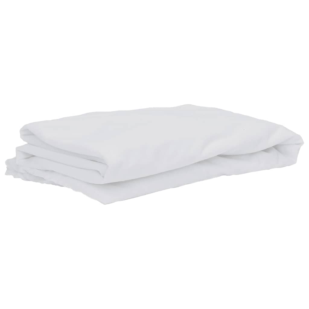 vidaXL Chránič matrace bílý 80 x 200 cm nepropustný