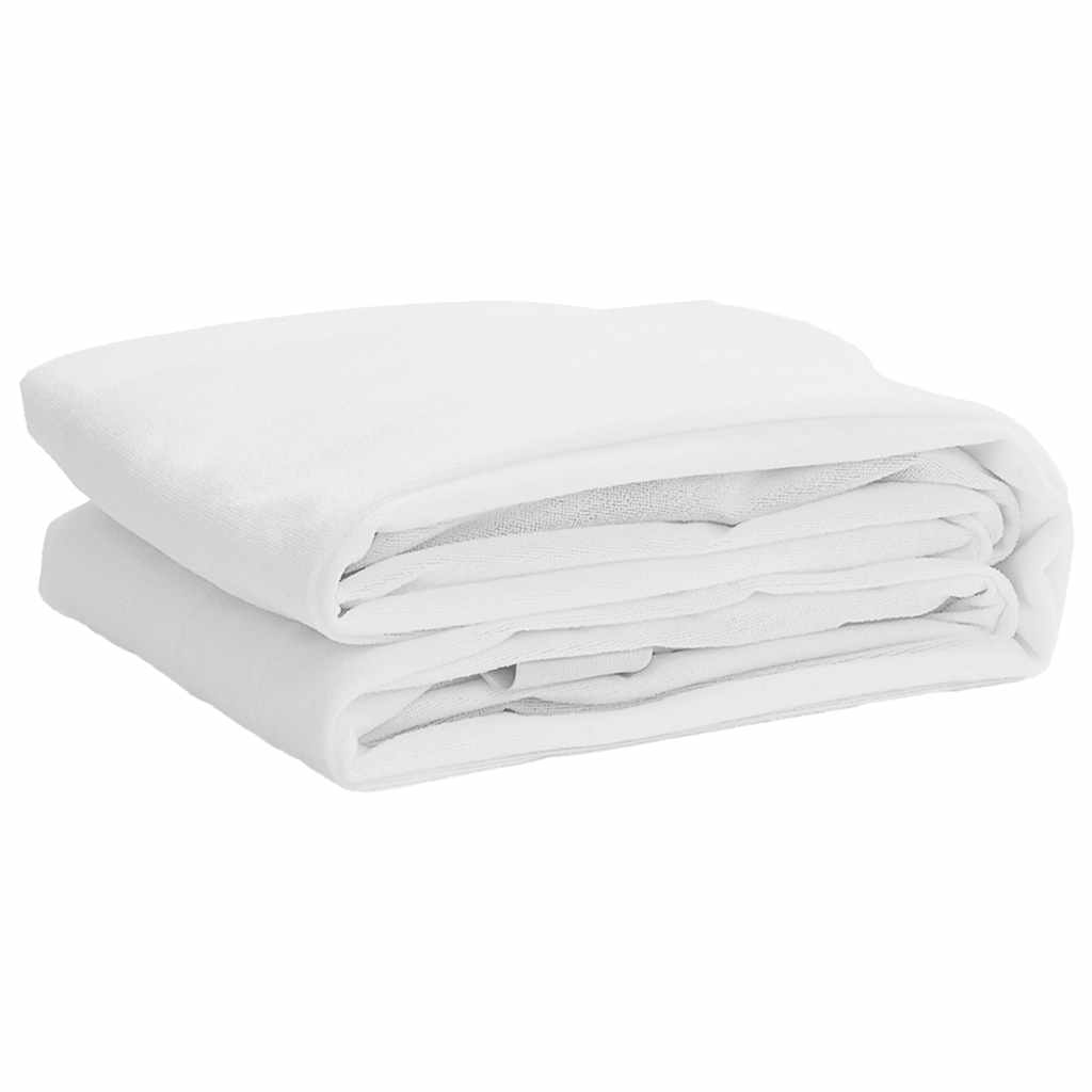 vidaXL Chránič matrace bílý 180 x 220 cm nepropustný