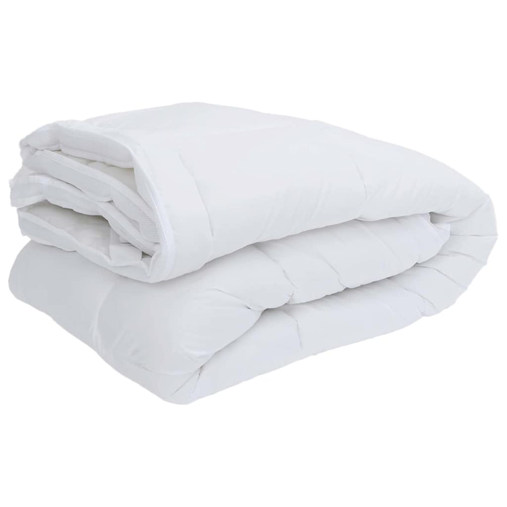 vidaXL Chránič matrace bílý 200 x 200 cm