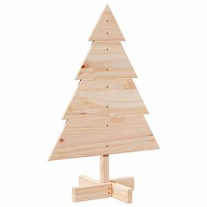 vidaXL puidust j&otilde;ulupuu kaunistuseks, 70 cm, puit