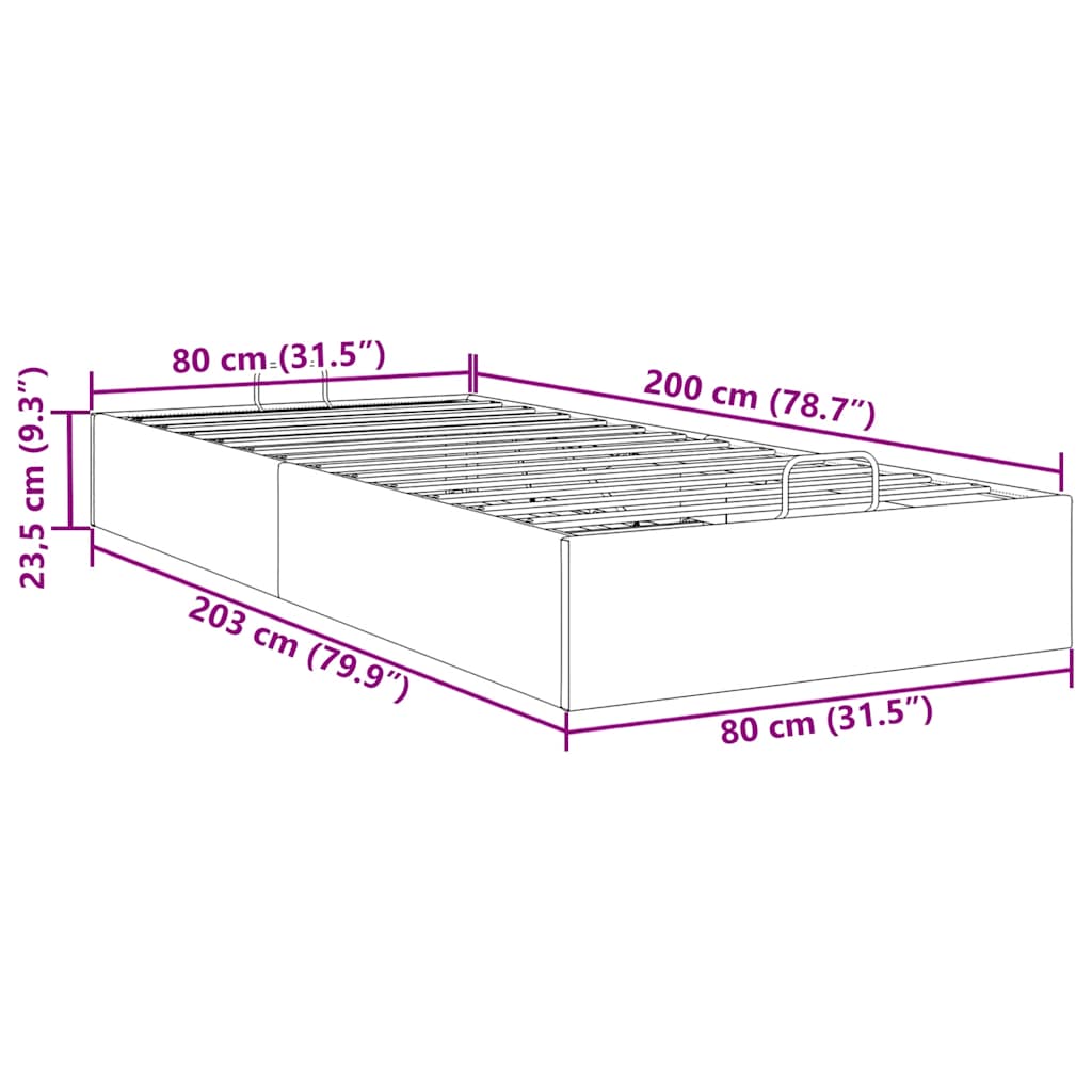 Sort / 80 x 200 cm - Billede 13
