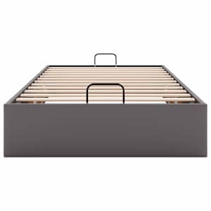 Osmanský rám postele bez matrace šedá 80x200 cm umělá kůže - obrázek 7