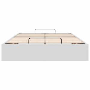 Osmanský rám postele bez matrace bílý 120x200 cm umělá kůže - obrázek 7