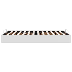 Osmanský rám postele bez matrace bílý 120x200 cm umělá kůže - obrázek 8