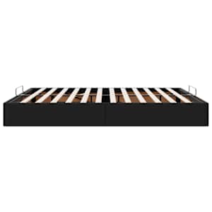 Osmanský rám postele bez matrace černá 200x200 cm umělá kůže - obrázek 8