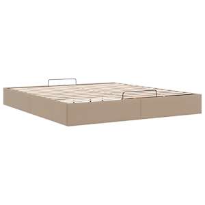 Osmanský rám postele bez matrace cappuccino 200x200 cm - obrázek 9
