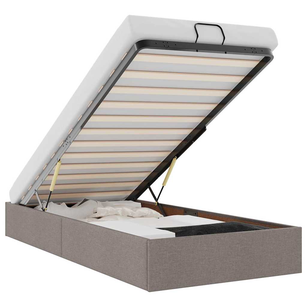 vidaXL      Taupe 90x190 cm