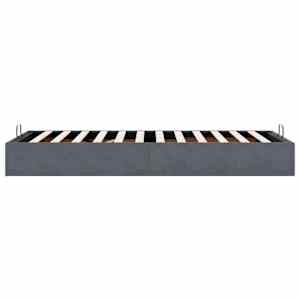 Osmanský rám postele bez matrace tmavě šedá 80x200 cm samet - obrázek 7