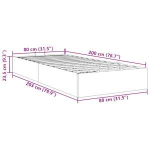 Osmanský rám postele bez matrace tmavě zelené 80x200 cm samet - obrázek 14