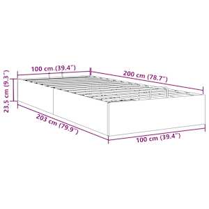 Osmanský rám postele bez matrace růžová 100x200 cm samet - obrázek 14