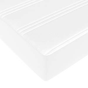 Osmanský rám postele s matrací bílý 90x200cm umělá kůže - obrázek 13