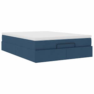 Osmanský rám postele s matrací Blue 140x190cm textil - obrázek 6