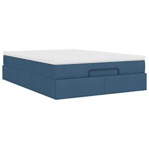 Osmanský rám postele s matrací Blue 140x190cm textil - obrázek 10