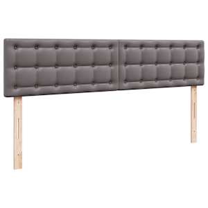 Osmanský rám postele s matrací šedá 180x200cm umělá kůže - obrázek 9