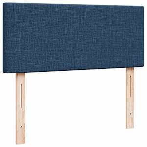 Osmanský rám postele s matrací modrá 120x190cm textil - obrázek 9