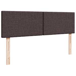 Osmanský rám postele s matrací tmavě šedá 140x200cm textil - obrázek 9