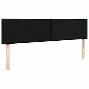 Osmanský rám postele s matrací černá 160x200cm textil - obrázek 9